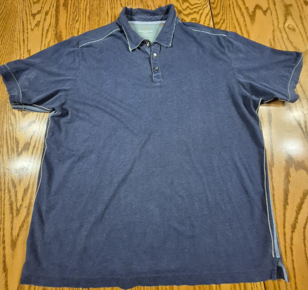 Tommy Bahama Polo Shirt Mens Extra Large Island Modern Fit Pima Casual Golf XL